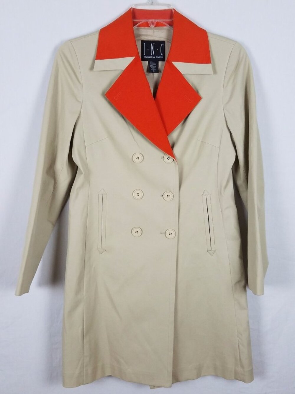 INC INTERNATIONAL CONCEPTS Long length Western Style Mid Length light coat sz 10